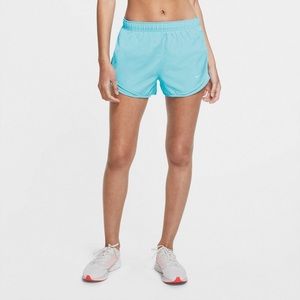 Nike dri-fit teal running shorts